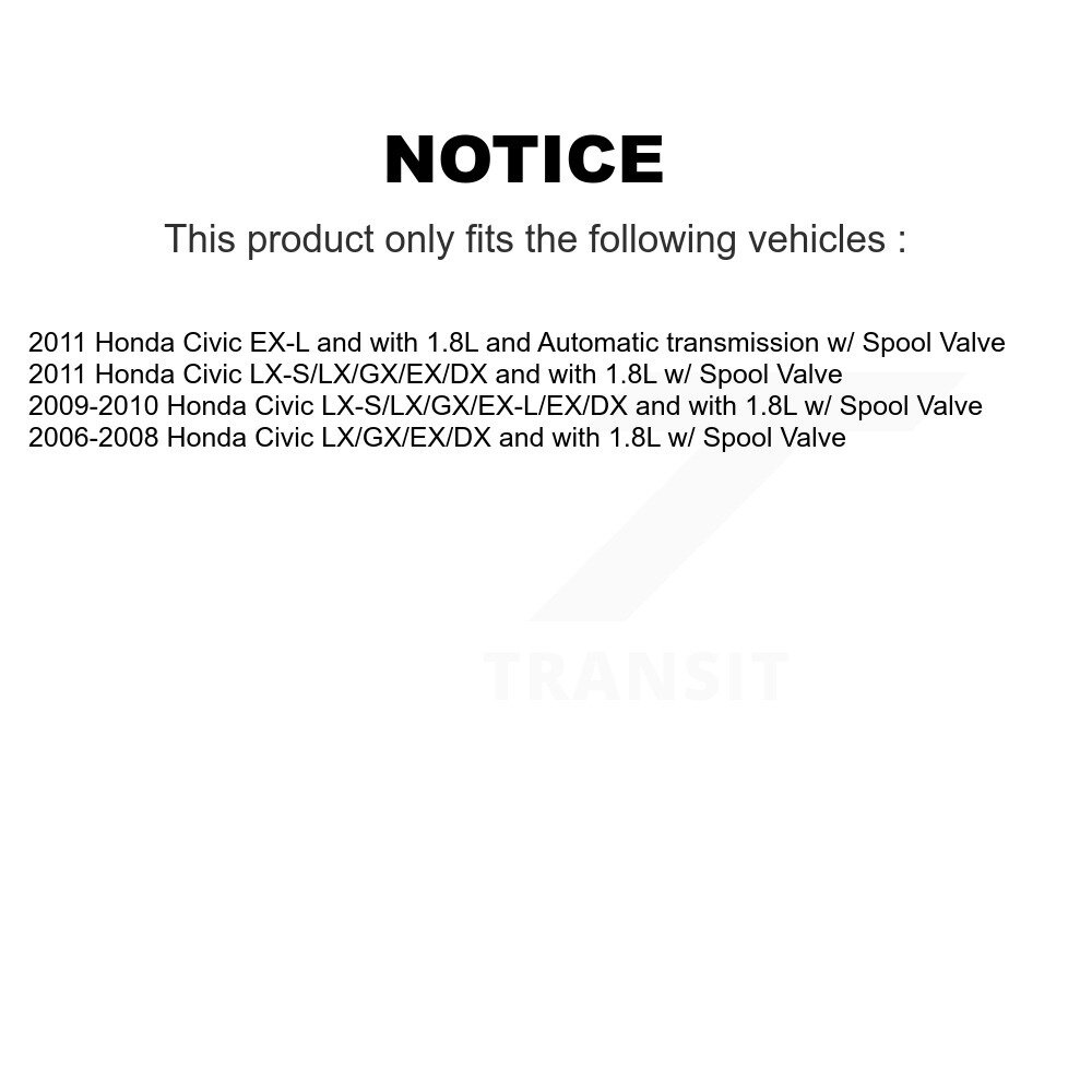 Engine Variable Valve Timing (VVT) Solenoid SEN-2VTS0146 For Honda Civic - Image 2
