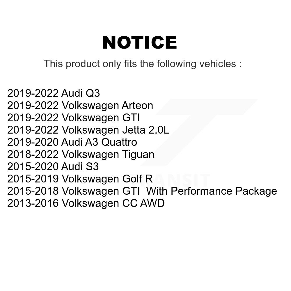 Front Semi-Metallic Disc Brake Pads SIM-1633A for Volkswagen Tiguan, Jetta, Audi - Image 2