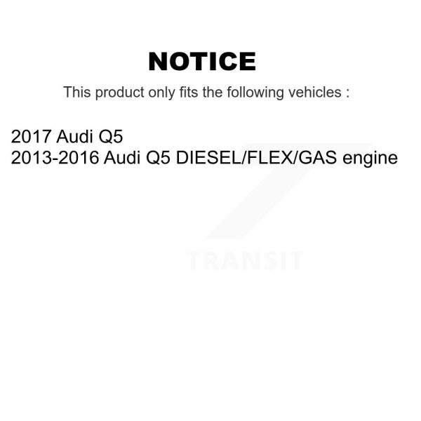 [Front] Semi-Metallic Disc Brake Pads SIM-1663 For Audi Q5 - Image 2