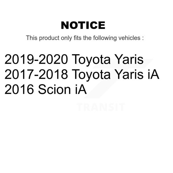 [Front] Semi-Metallic Disc Brake Pads SIM-1852 For Toyota Yaris iA Scion - Image 2