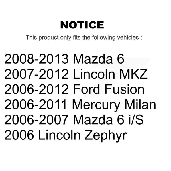 [Front Left] Brake Caliper SLC-18B5000 For Ford Fusion Mazda 6 Lincoln MKZ Milan - Image 2