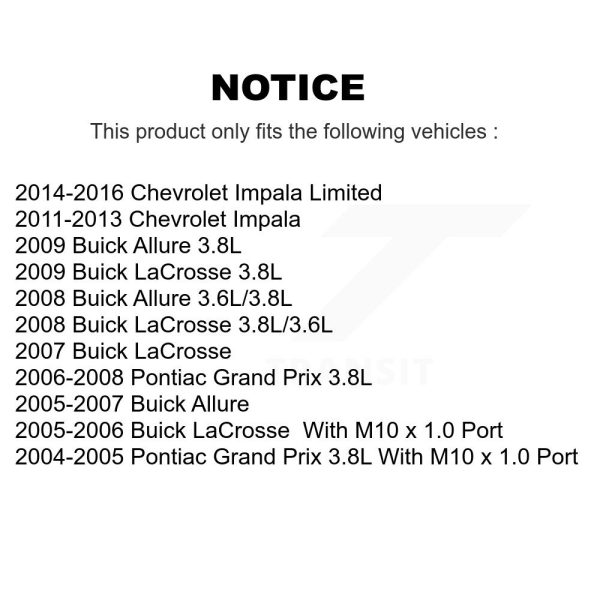 [Rear Right] Brake Caliper SLC-18B5011 For Buick Chevrolet Impala LaCrosse Grand - Image 2