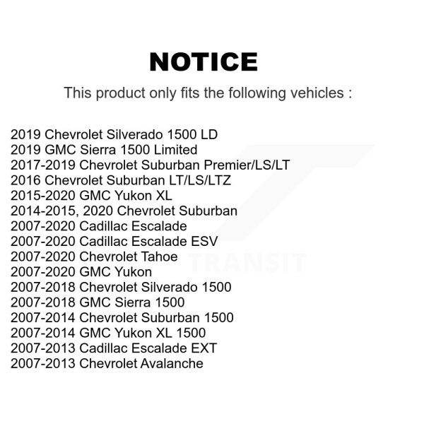 [Rear Left] Brake Caliper SLC-18B5030 For Chevrolet GMC Sierra 1500 Silverado XL - Image 2