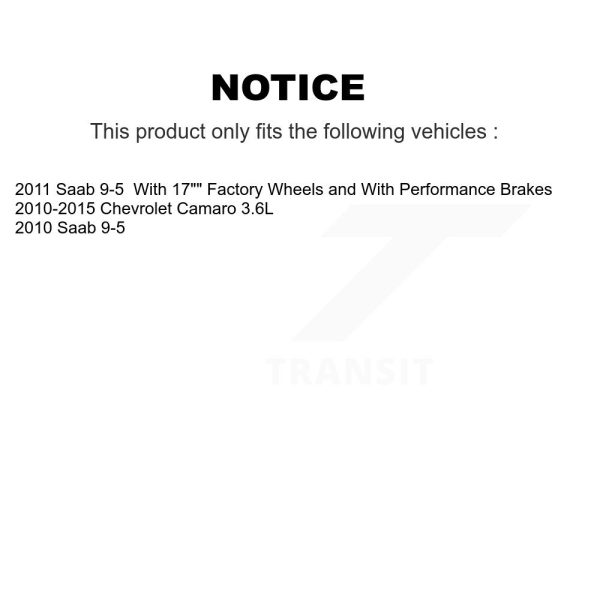 [Front Left] Disc Brake Caliper SLC-18B5275 For Chevrolet Camaro Saab 9-5 - Image 2