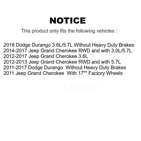 [Front Left] Brake Caliper SLC-18B5297 For Jeep Grand Cherokee Dodge Durango - Image 2
