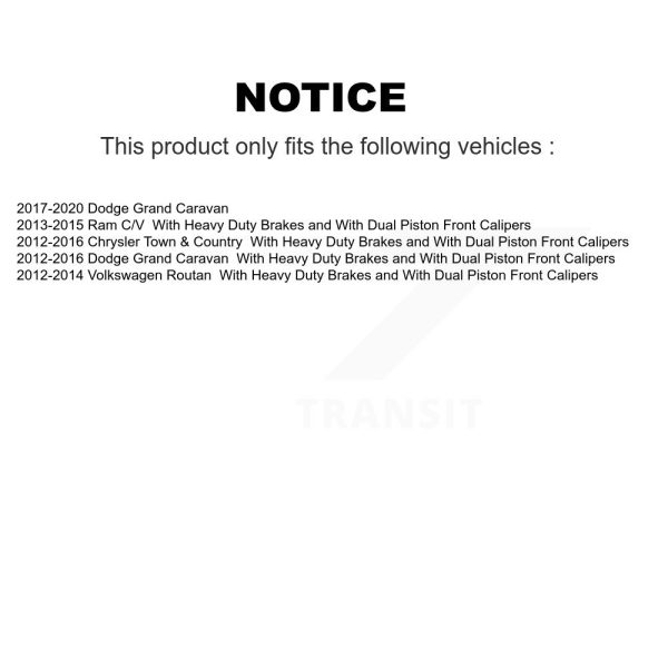 [Rear Left] Brake Caliper SLC-18B5399 For Dodge Grand Caravan Chrysler Town & - Image 2
