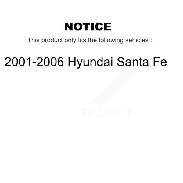 [Rear Left] Disc Brake Caliper SLC-19B2652 For 2001-2006 Hyundai Santa Fe - Image 2