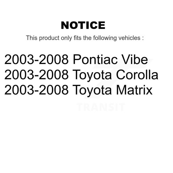 [Front Left] Brake Caliper SLC-19B2698 For Toyota Corolla Matrix Pontiac Vibe - Image 2