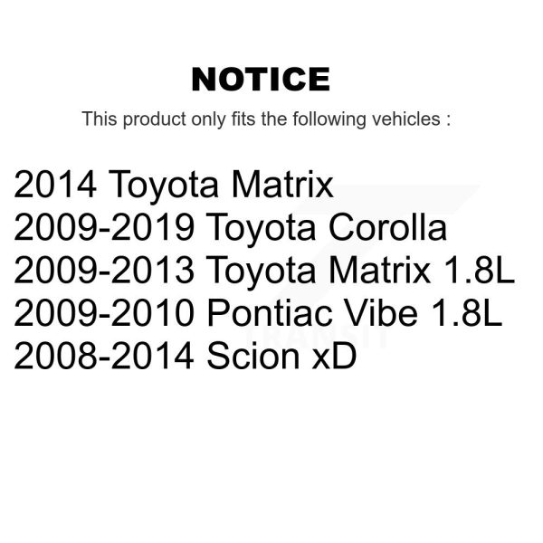 [Front Right] Brake Caliper SLC-19B3435 For Toyota Corolla Matrix Pontiac Vibe - Image 2