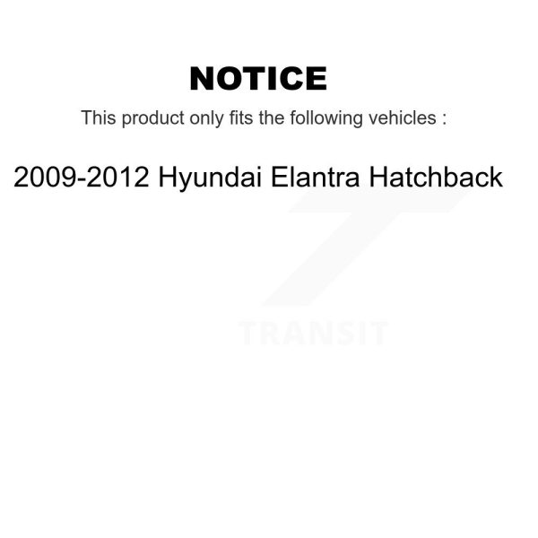 [Rear Left] Brake Caliper SLC-19B3477A For 2009-2012 Hyundai Elantra Hatchback - Image 2