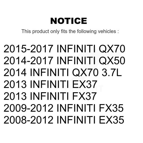 [Rear Left] Brake Caliper SLC-19B3850 For INFINITI QX50 EX35 FX35 QX70 EX37 FX37 - Image 2