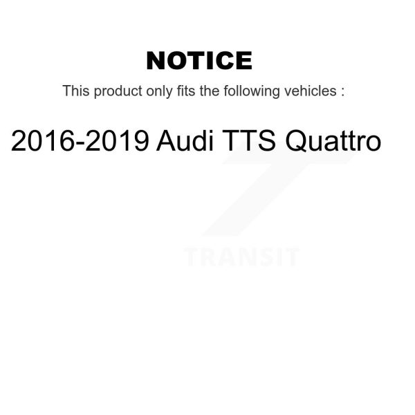 [Front] Ceramic Disc Brake Pads TEC-1876 For 2016-2019 Audi TTS Quattro - Image 2