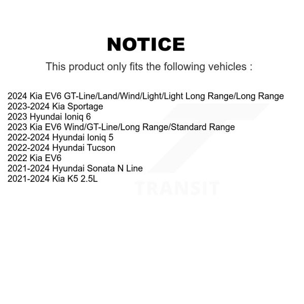 [Front] Ceramic Disc Brake Pads TEC-2398 For Hyundai Tucson Kia Sportage Ioniq 5 - Image 2