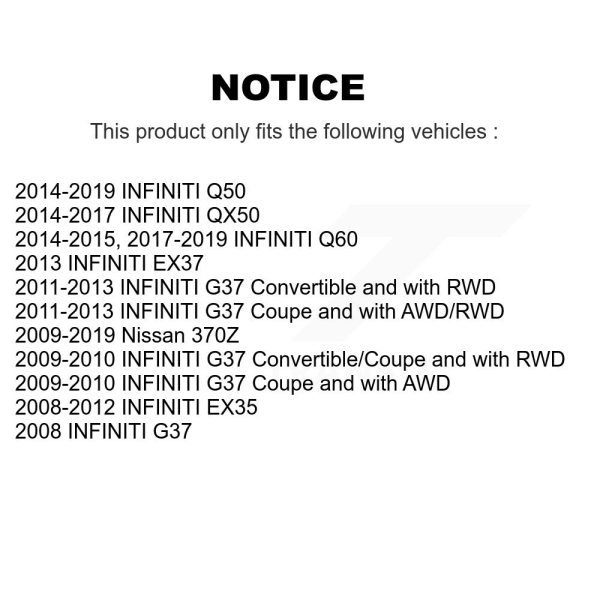 [Front Left Upper] Suspension Control Arm Ball Joint Assembly TOR-CB4025 For G37 - Image 2
