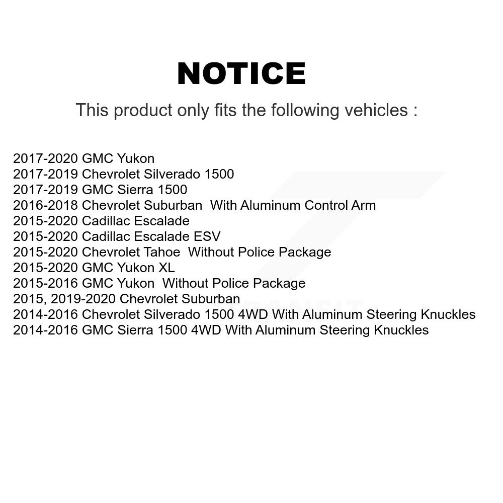 Front Left Lower Suspension Control Arm Ball Joint Assembly TOR-CK623298 - Image 2