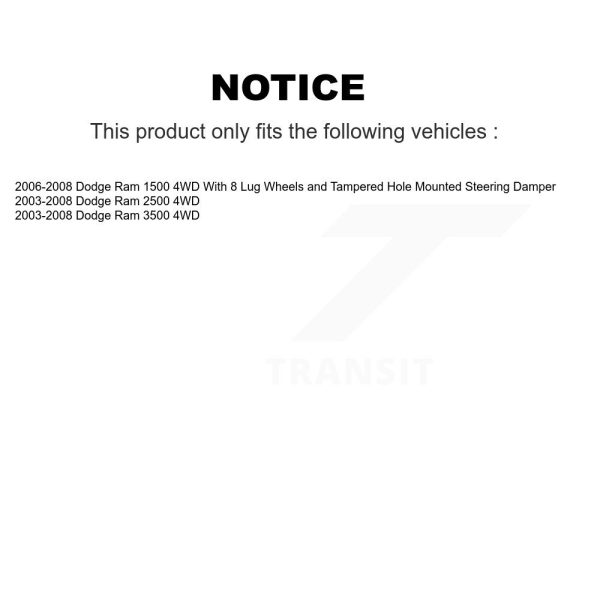 [Front Left Inner] Steering Tie Rod End TOR-DS1464 For Dodge Ram 1500 3500 2500 - Image 2