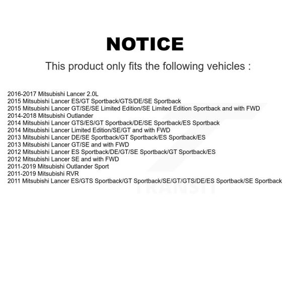 [Front Inner] Steering Tie Rod End TOR-EV801085 For Mitsubishi RVR Lancer Sport - Image 2