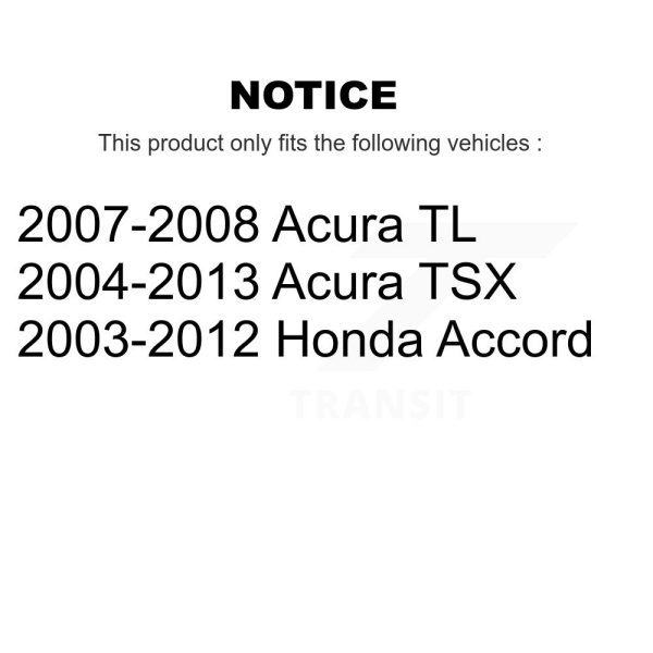 [Front Lower Inner Rearward] Suspension Control Arm Bushing TOR-K200078 For TSX - Image 2