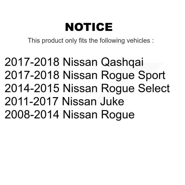 [Front To Frame] Suspension Stabilizer Bar Bushing Kit TOR-K201298 For Nissan - Image 2