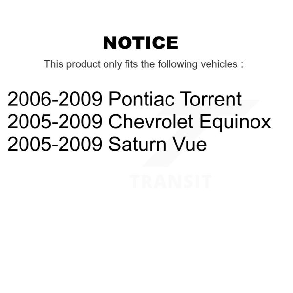[Rear] Suspension Trailing Arm Bushing TOR-K201302 For Chevrolet Equinox Pontiac - Image 2