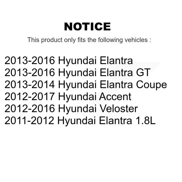 [Front Lower Rearward] Suspension Control Arm Bushing TOR-K201796 For Hyundai GT - Image 2