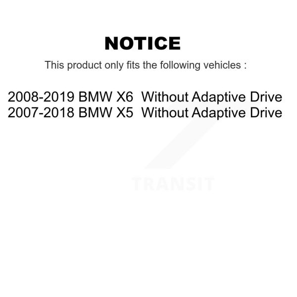 [Front Left] Suspension Stabilizer Bar Link Kit TOR-K750217 For BMW X5 X6 - Image 2
