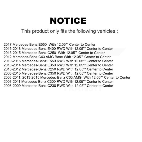 [Front] Suspension Stabilizer Bar Link Kit TOR-K750337 For Mercedes-Benz C300 - Image 2