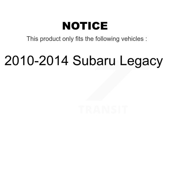 [Front] Suspension Stabilizer Bar Link Kit TOR-K750422 For 10-14 Subaru Legacy - Image 2