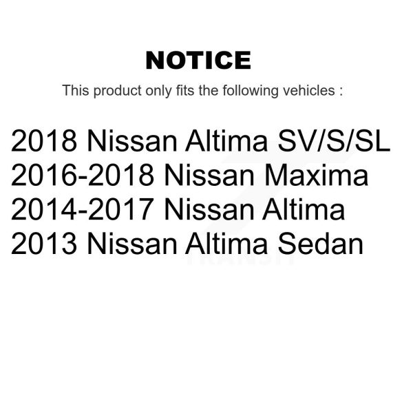 [Rear Right] Suspension Stabilizer Bar Link Kit TOR-K750663 For Nissan Altima - Image 2