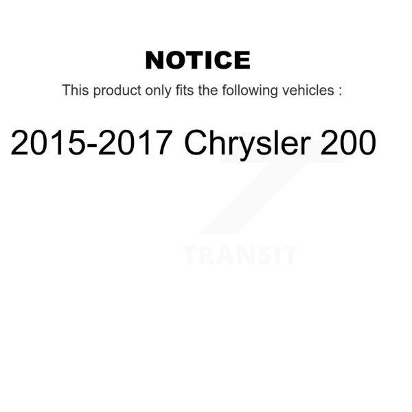 [Rear Left] Suspension Stabilizer Bar Link Kit TOR-K750756 For Chrysler 200 - Image 2