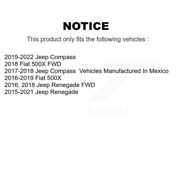 Suspension Stabilizer Bar Link Kit TOR-K750795 For Jeep Compass Renegade Fiat - Image 2