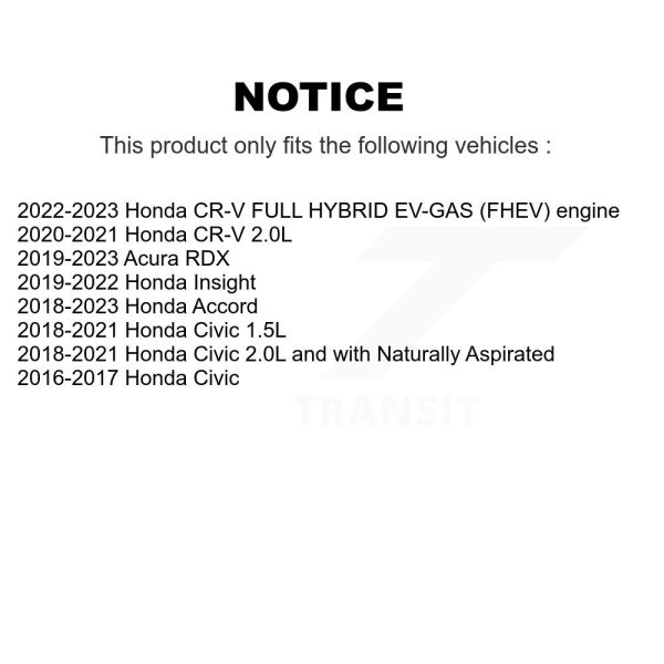 [Front] Suspension Stabilizer Bar Link Kit TOR-K750865 For Honda Civic CR-V RDX - Image 2
