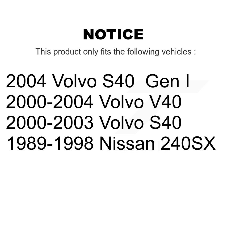 Suspension Stabilizer Bar Link Kit TOR-K9825 For Nissan 240SX Volvo S40 V40 - Image 2