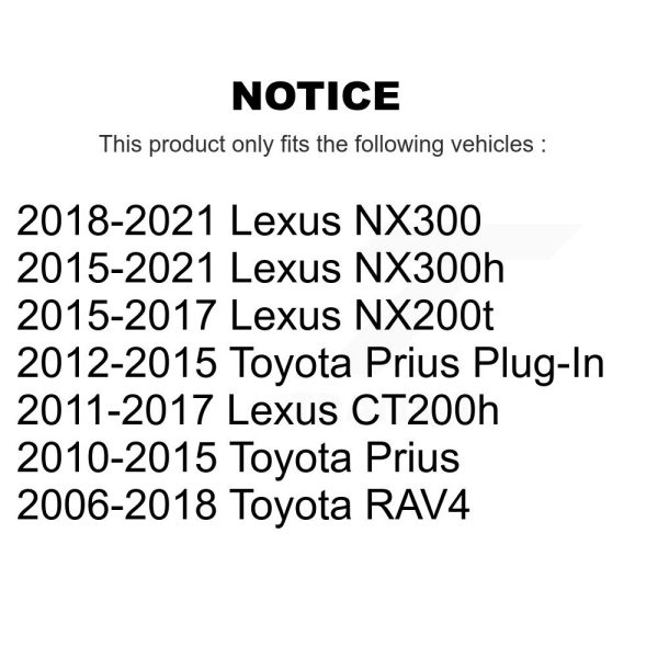 [Front Lower Rearward] Suspension Control Arm Bushing TOR-TC1004 For Toyota RAV4 - Image 2