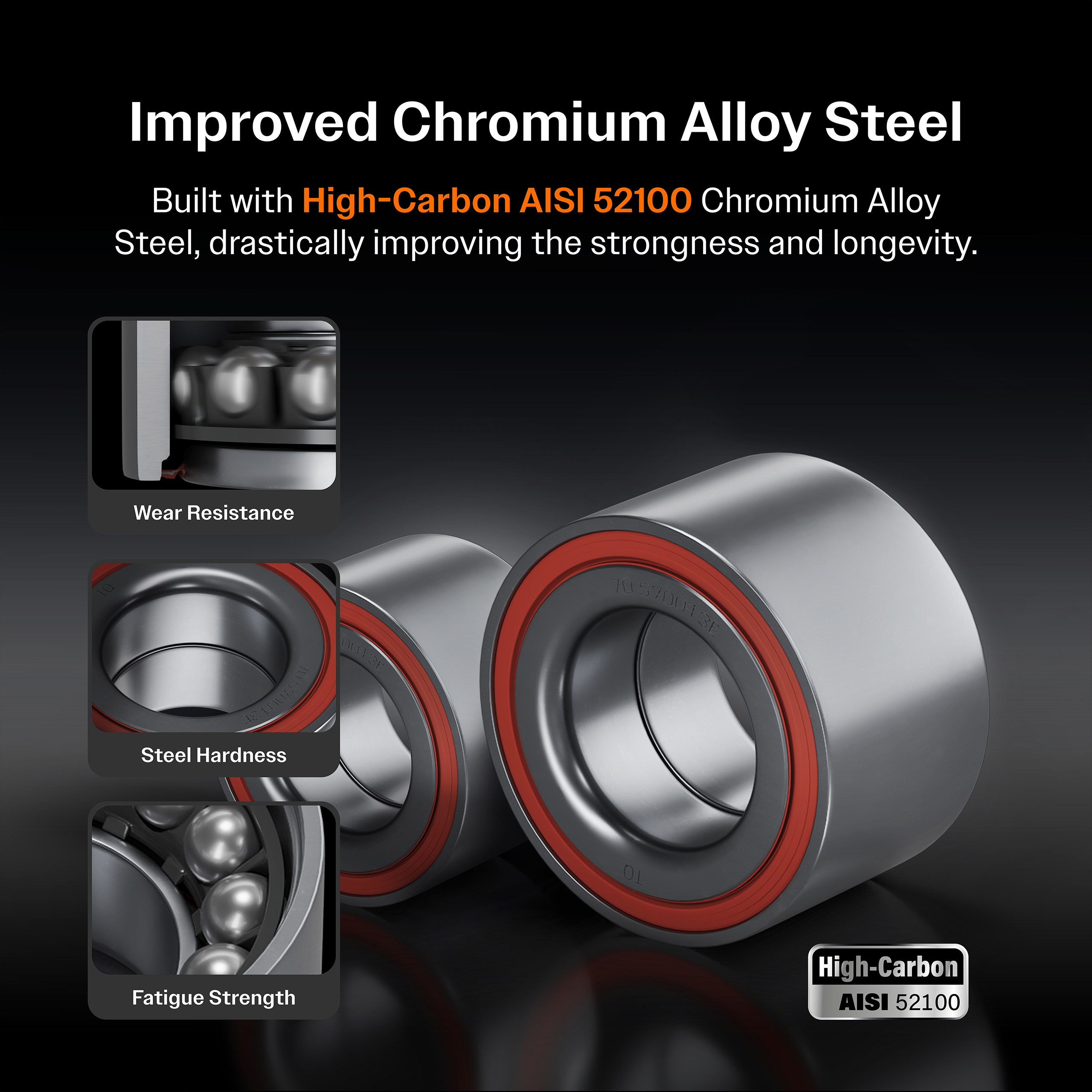 Bearing 70-205FF For Mazda 2 Miata MX-5 Protege RX-8 Protege5 Ford Escort Geo - Image 3