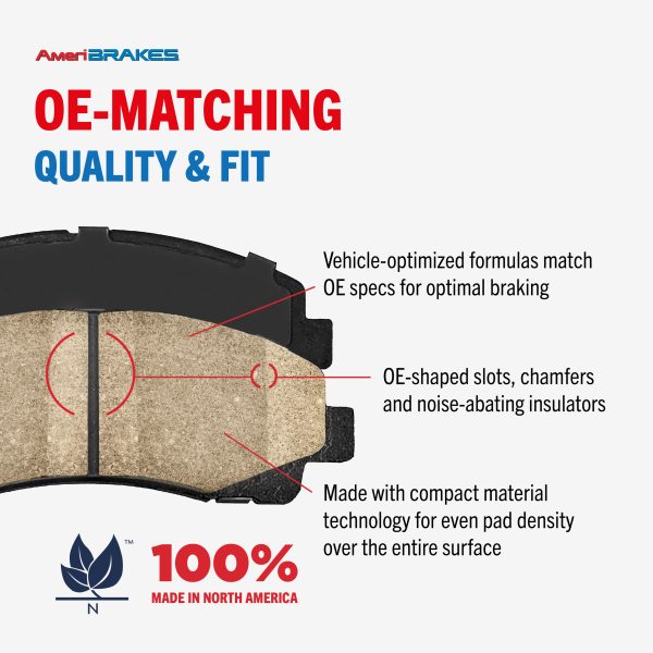 [Front] Semi-Metallic Disc Brake Pads NWF-ASD827 For Isuzu GMC W3500 Forward NPR - Image 4