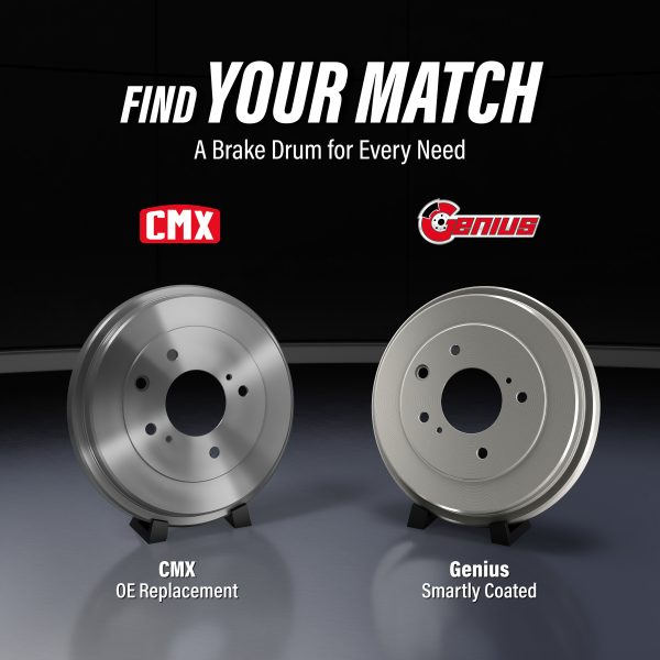 [Rear] Coated Brake Drum GCR-9781 For Chevrolet Aveo Pontiac Aveo5 Wave Spark G3 - Image 9