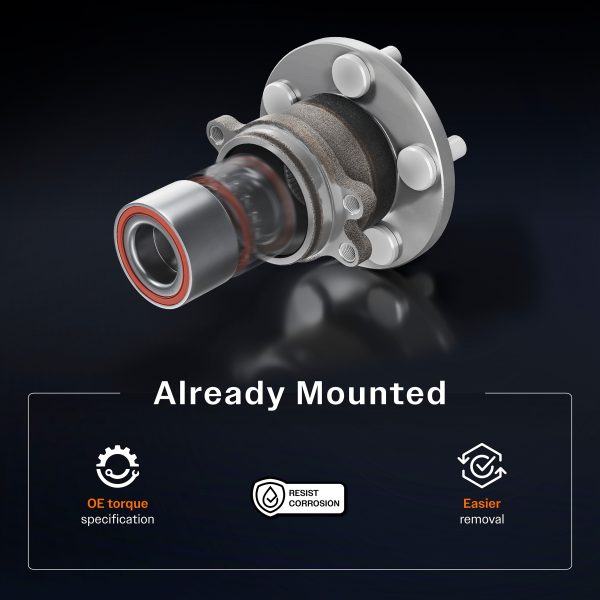 [Front] Wheel Bearing Assembly 70-513311 For 04-06 INFINITI G35 Module - Image 9